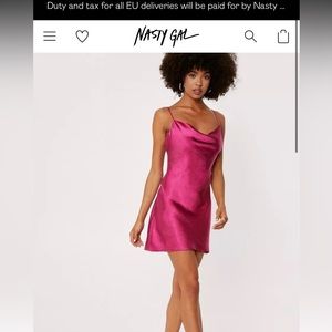 Satin Mini Dress